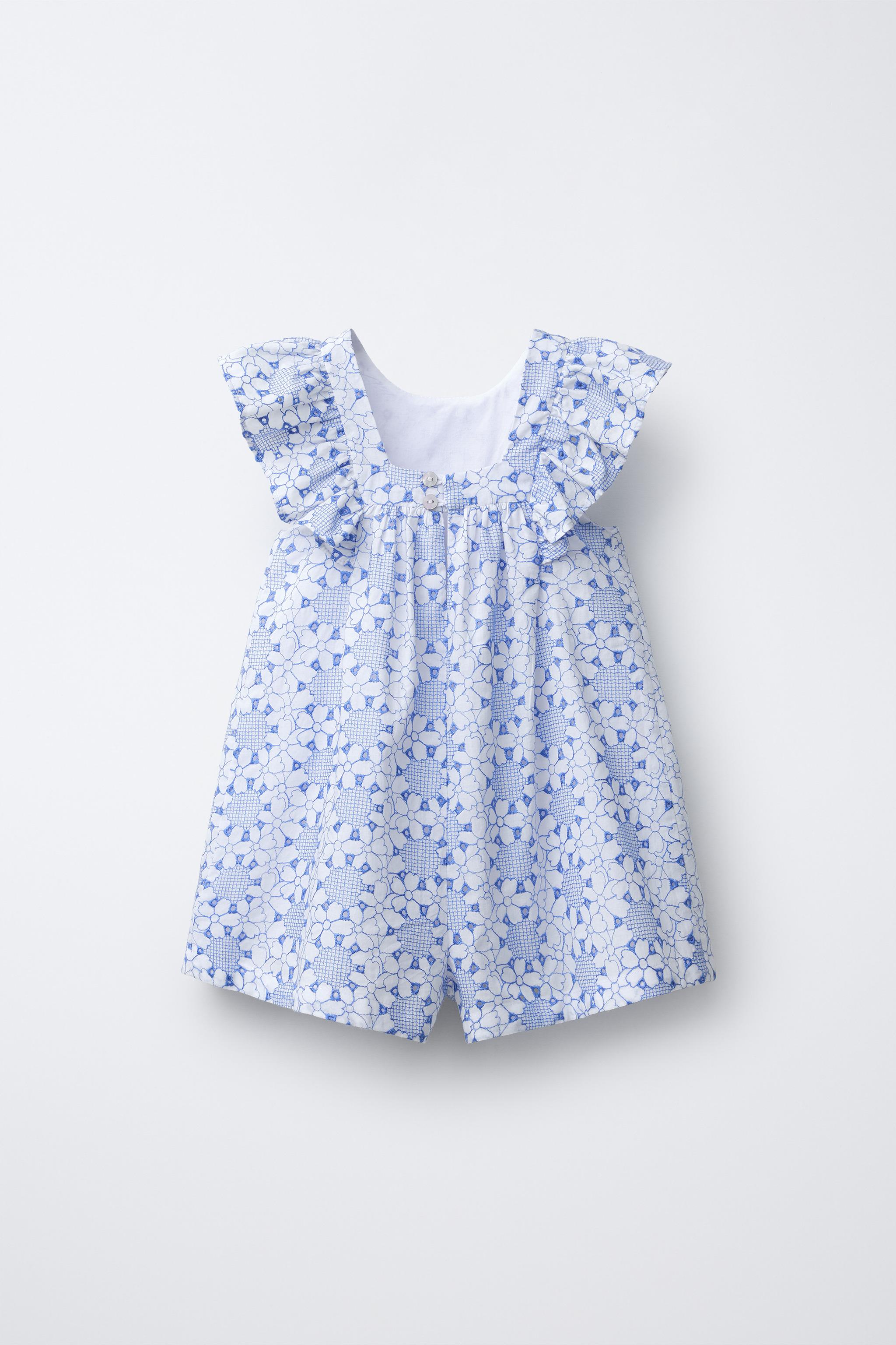 EMBROIDERED SHORT JUMPSUIT